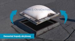 Wymiana plastikowej kopuły - moduł Okpol DGP A1