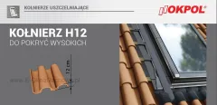 Kołnierz uszczelniający do pokryć wysokoprofilowanych Okpol H12.