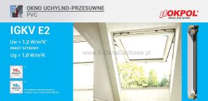 Okno dachowe OKPOL IGKV E2 78x98