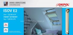 Okno dachowe OKPOL ISOV E2