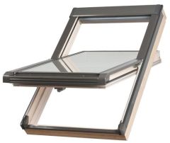 Trzyszybowe, drewniane okno dachowe OKPOL ISOV I7