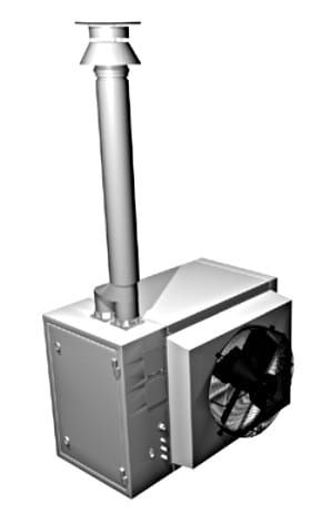 System kominowy do nagrzewnic gazowych APEN GROUP RAPID PRO - TYP C33