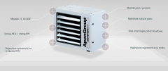 Nagrzewnica gazowa ApenGroup RAPID PRO LRP