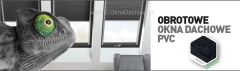 Okno dachowe z PVC - FAKRO PTP-V/AC U4 w okleinie antracyt