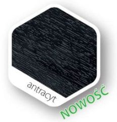 Okno dachowe z PVC - FAKRO PTP-V/AC U4 w okleinie antracyt