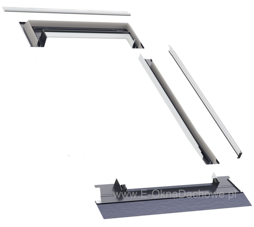 FAKRO KHV-3-AT kołnierz uszczelniający z dodatkową termoizolacją, moduł prawy.