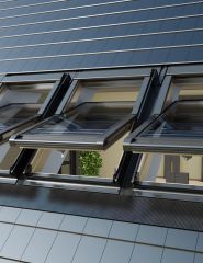 Trzyszybowe okno dachowe z drewna OKPOL ISOV I22