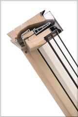 Okno dachowe FAKRO FTP-V U41 Greenview - przekrój