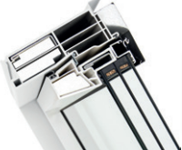 Okno dachowe FAKRO PTP-V U41 ABMX GREENVIEW - PRZEKRÓJ