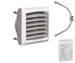 Nagrzewnica wodna VTS Volcano VR4 AC 10-90 kW + KONSOLA + Sterownik naścienny DX