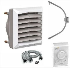 Nagrzewnica wodna VTS Volcano VR MINI 3 AC 4-27 kW + KONSOLA + Sterownik naścienny DX + Węże elastyczne.