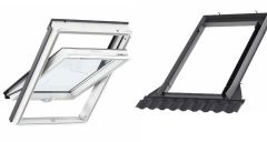 Zestaw VELUX GLU 1061B + EDW 0000