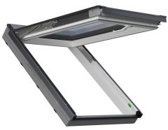 Uchylno-obrotowe, aluminiowo-tworzywowe okno dachowe FAKRO PPP-X MAX P50 APMX GREENVIEW