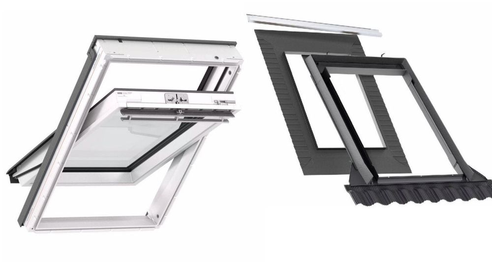 Zestaw VELUX GLU 1061 + EDW 1000 z BFX