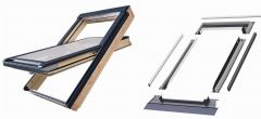 Okno dachowe FAKRO FTP-V U41 Greenview + kołnierz FAKRO EHV-AT