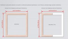 Ciepłe okno wyłazowe Okpol VERSA ISWX I22 - na wymiar