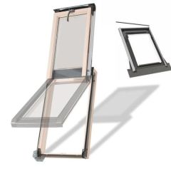 Okno wyłazowe OKPOL VERSA ISWX I22 55x98 + kołnierz H9 55x98