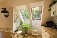 Okno dachowe FAKRO PTP-V U41 AGMX GREENVIEW - PVC, OKLEINA ZŁOTY DĄB