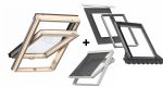 Pakiet: Okno VELUX GLL 1061B MK06 78x118 + kołnierz EDW 2000 z BDX + markiza MHL 5060