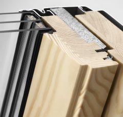 Elektrycznie otwierane okno dachowe VELUX GLL 106421 - przekrój