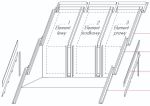 Kołnierz kombi do okna balkonowego GEL - VELUX EEW M08 2003E 78x140 - element prawy