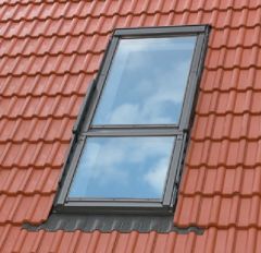 VELUX EDW 2000 - kołnierz uszczelniający, do balkonu dachowego VELUX GDL, do pokryć profilowanych z zestawem do ciepłego montażu BFX + BDX.