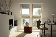 Przyciemniająca roleta wewnętrzna z prowadnicami VELUX RFL