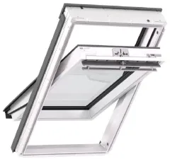 Okno dachowe VELUX GLU 0061 górne otwieranie, poliuretanowe, białe.