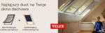 Zestaw: Roleta VELUX DKL MK08 78x140 KOLOR 1085S + Markiza zewnętrzna VELUX MHL 5060 MK08 78x140