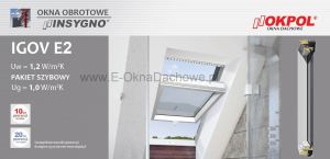 Okno dachowe OKPOL IGOV E2 66x140