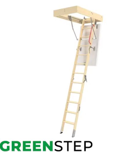 Schody strychowe drewniane GREENSTEP LWE Energy Efficient
