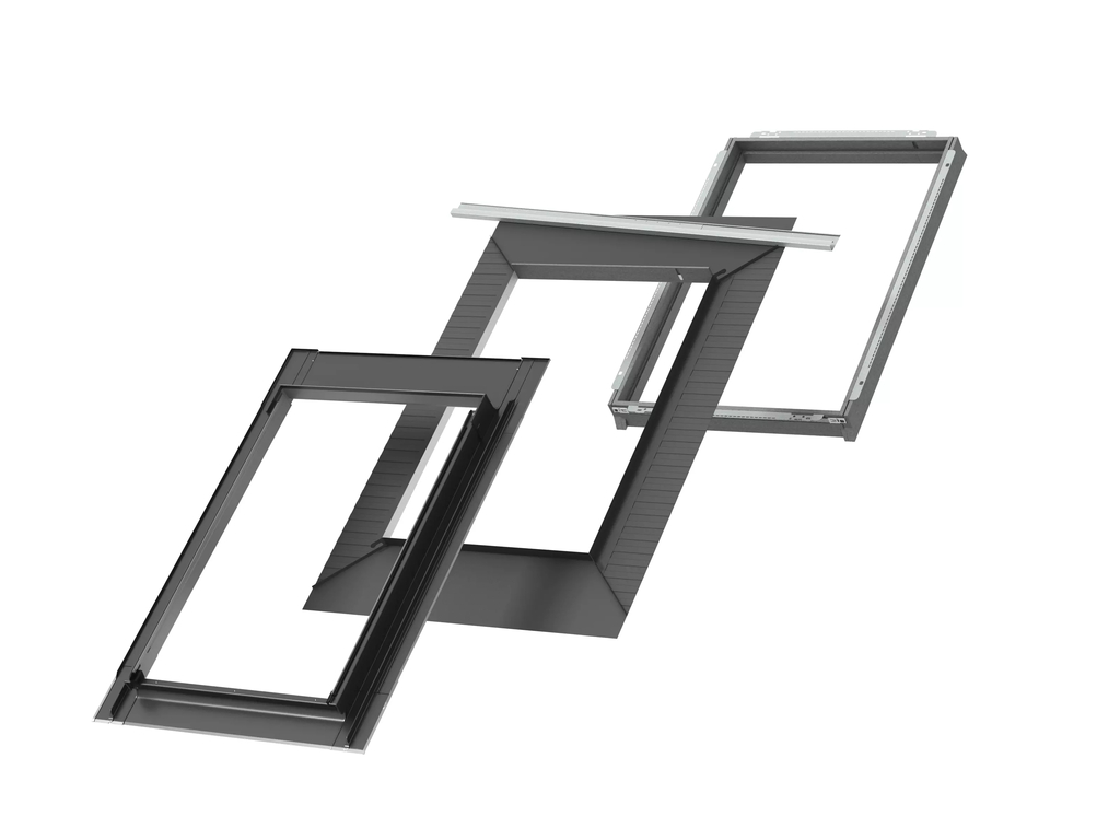 Kołnierz uszczelniający VELUX EDS 2000 z BFX do pokryć płaskich, ciepły montaż BFX + BDX